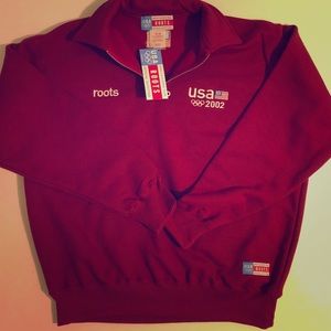 NWT VTG Roots Olympic Sweatshirt 2002